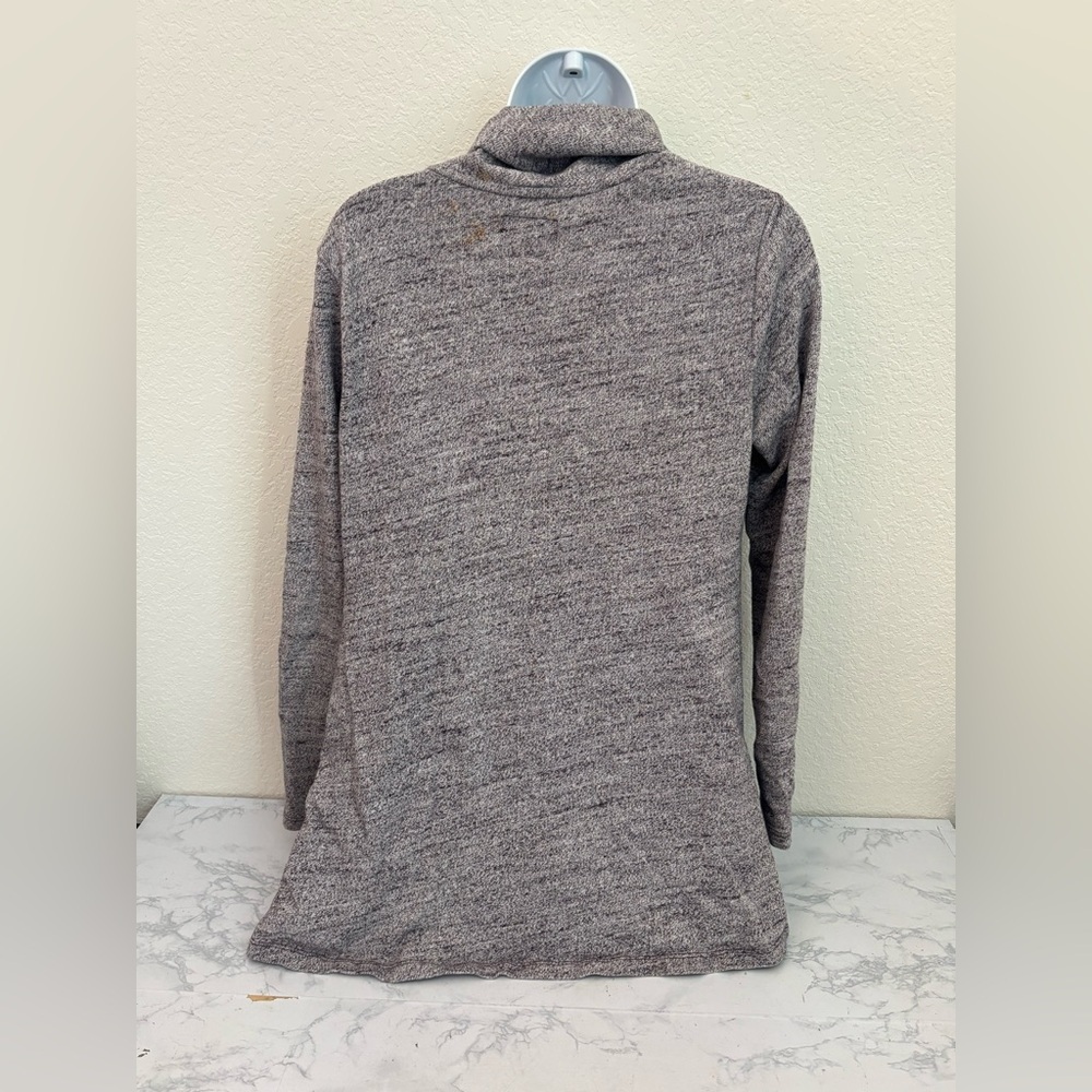 Ugg Sweater Womens M Gray Cardigan Casual Open Preppy Long Sleeve Pockets​ - Picture 6 of 9
